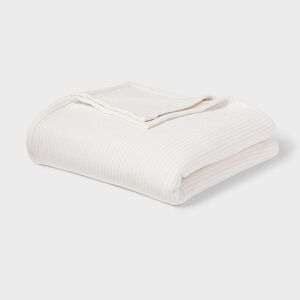 Twin/Twin Extra Long Matelassé Bed Blanket Ivory - Threshold